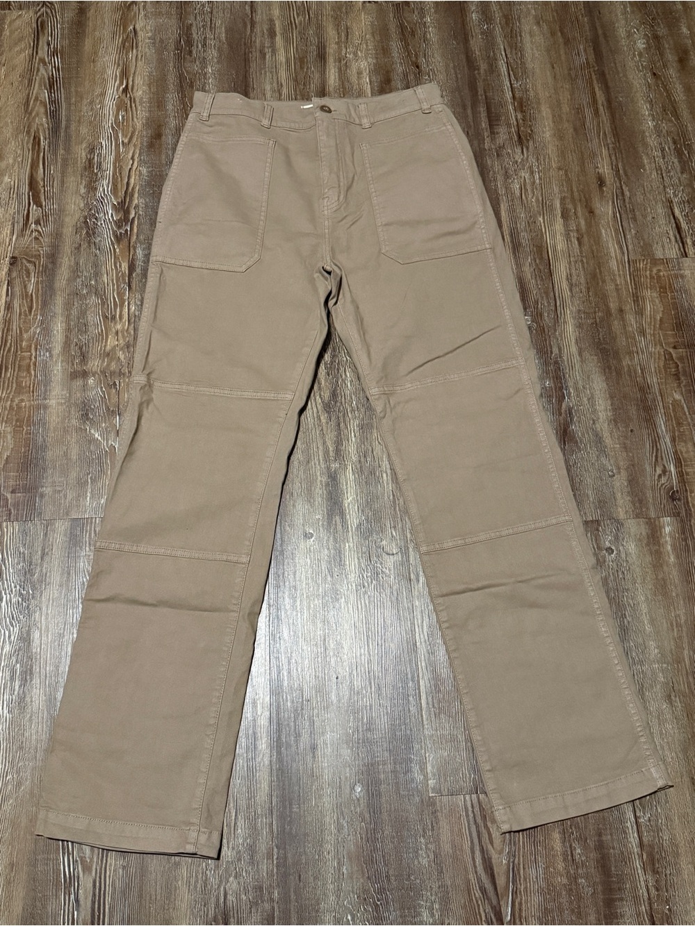 Madewell 90s Straight Double Knee Carpenter Pants Women's 29 in Brown NWT